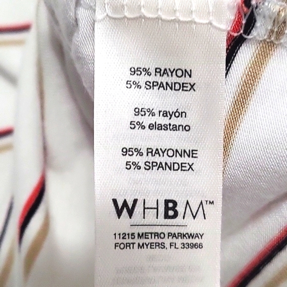 WHBM striped tee - Picture 4 of 6